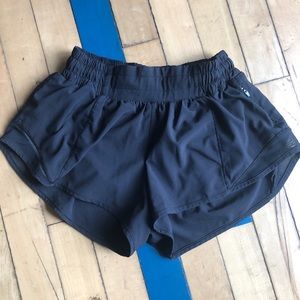 Lululemon Hotty Hot Black Shorts